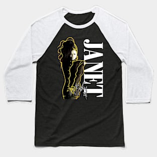 Janet Jackson Vintage Tour Concert Baseball T-Shirt